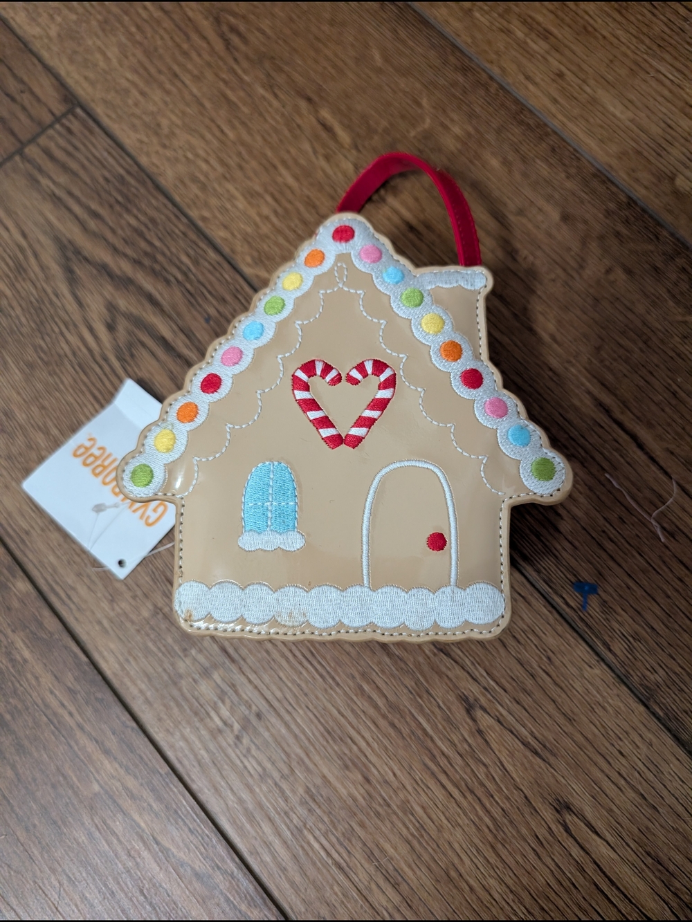 NWT Gymboree Cozy Cutie Gingerbread House Purse.
